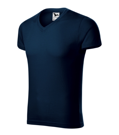 Slim Fit V-neck Koszulka męska 3XL
