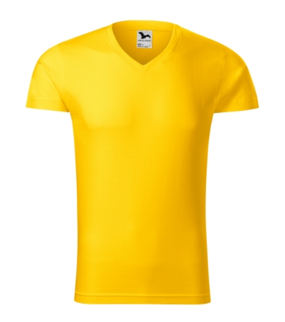Slim Fit V-neck Koszulka męska 3XL - obrazek 2