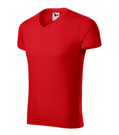Slim Fit V-neck Koszulka męska XL