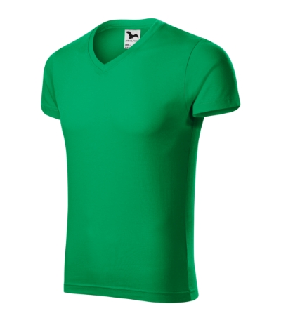 Slim Fit V-neck Koszulka męska XL