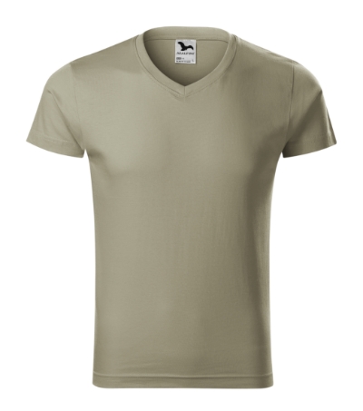 Slim Fit V-neck Koszulka męska 3XL - obrazek 2