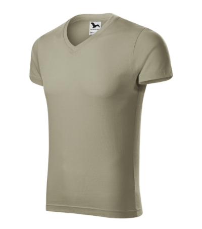 Slim Fit V-neck Koszulka męska 3XL