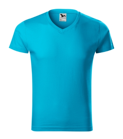 Slim Fit V-neck Koszulka męska M - obrazek 2