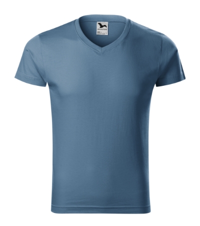 Slim Fit V-neck Koszulka męska 2XL - obrazek 2