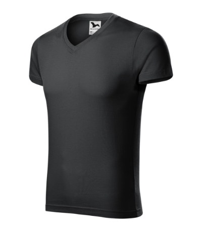 Slim Fit V-neck Koszulka męska XL