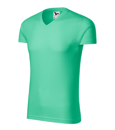 Slim Fit V-neck Koszulka męska 2XL