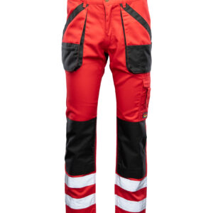 BRIXTON PRACTICAL SPODNIE PAS CZERWIEŃ ODBLASK R.26