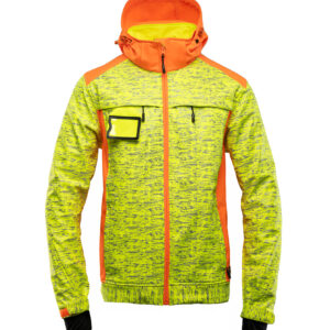 SEVEN_KINGS SEVEN KINGS CROSS SOFTSHELL KURTKA ŻÓŁĆ/POMARAŃCZ R.3XL.