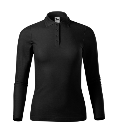 Pique Polo LS Koszulka polo damska M - obrazek 2