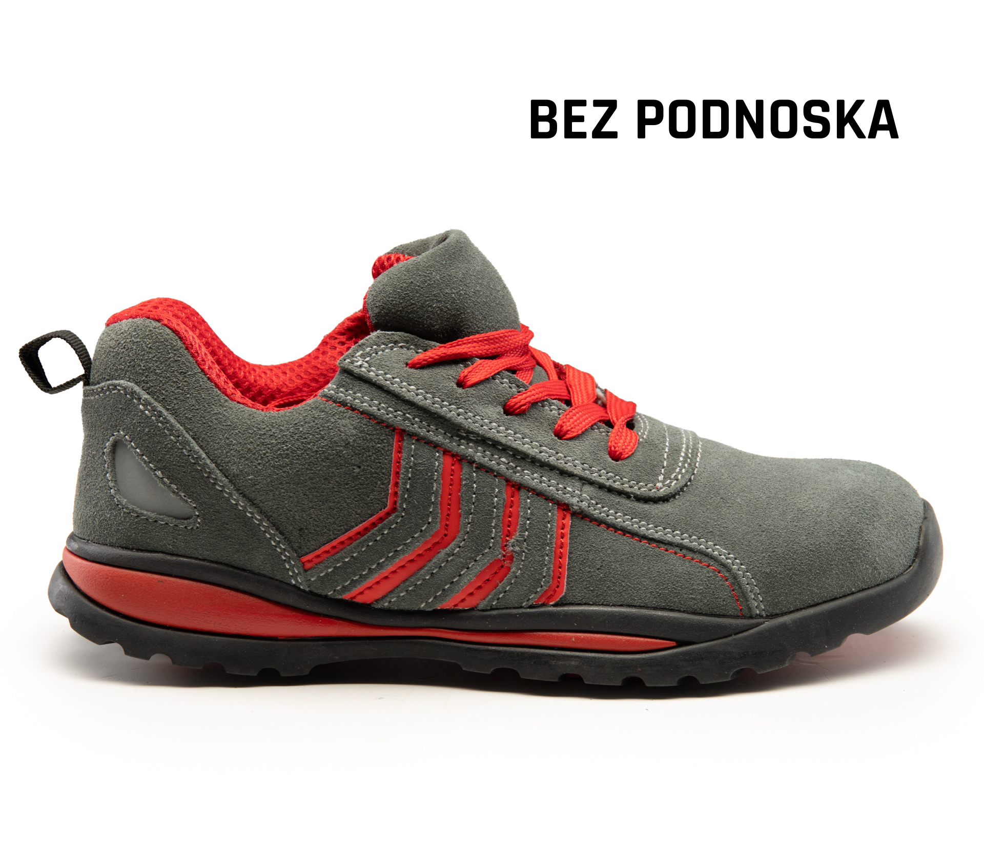 MAX-POPULAR. PÓŁBUT FUSION O1 SRC STAL/CZERWIEŃ R.36