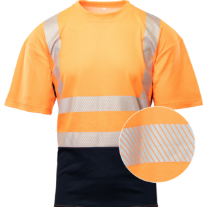 BRIXTON FLASH T-SHIRT SIATKA TRANSFER BF-017-O POMARAŃCZ R.L
