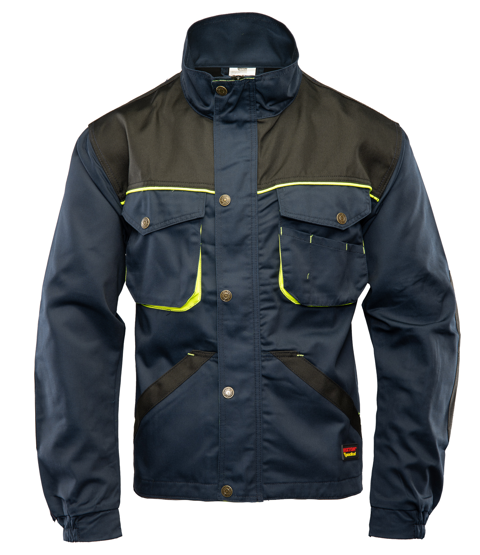 BRIXTON PRACTICAL BLUZA GRANAT/ŻÓŁTY R.S