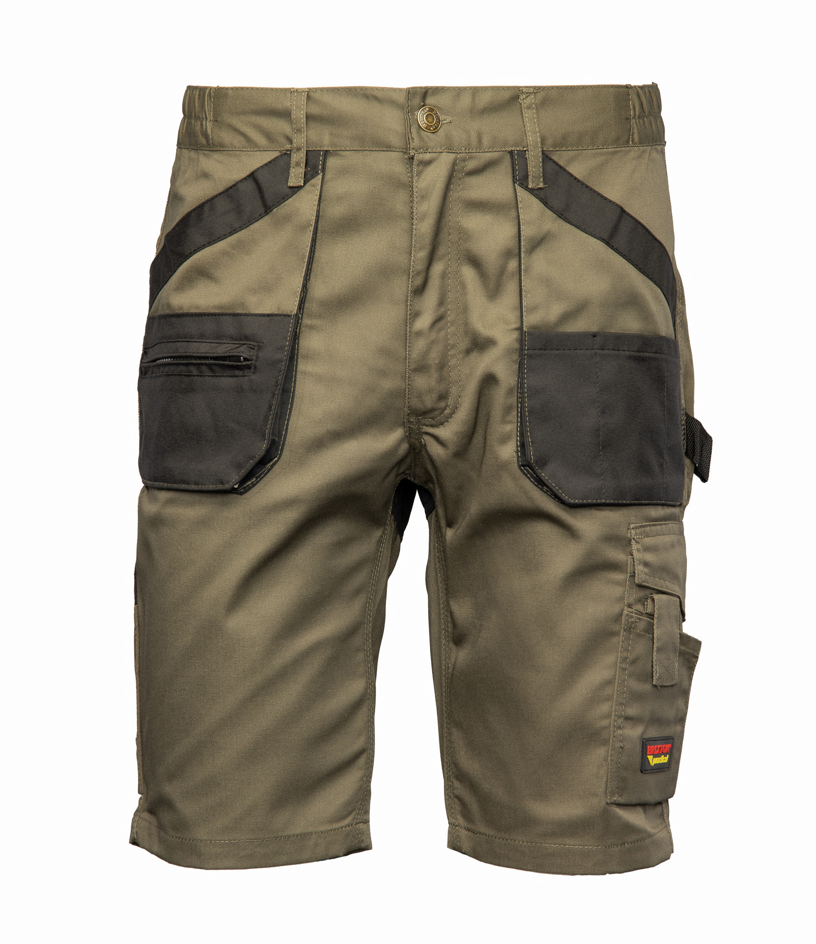 BRIXTON PRACTICAL SPODNIE KRÓTKIE KHAKI R.54