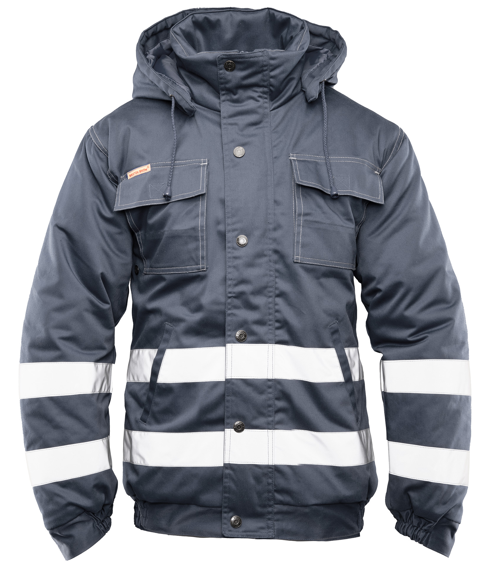 BRIXTON SNOW BRIXTON SNOW KURTKA OCIEPLANA STAL / PASY ODBLASK R.2XL.