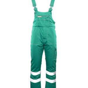 BRIXTON SNOW BRIXTON SNOW OGRODNICZKI OCIEPLANE ZIELEŃ / PASY ODBLASK R.3XL.