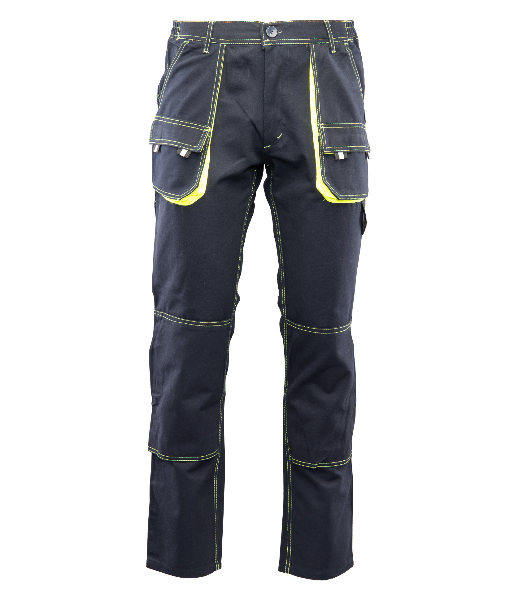 BRIXTON SPARK SPODNIE DO PASA GRANAT/ŻÓŁTY R.48