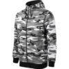 Camo Zipper Bluza męska L