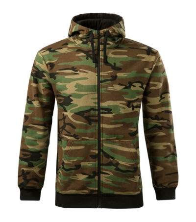 Camo Zipper Bluza męska S - obrazek 2