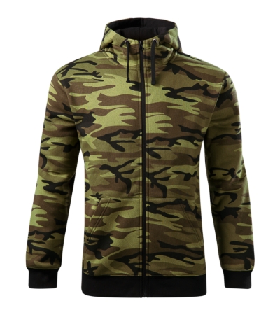Camo Zipper Bluza męska M - obrazek 2