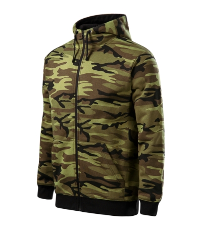 Camo Zipper Bluza męska M