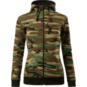 Alternative view of Camo Zipper Bluza damska M