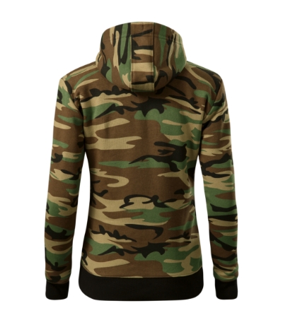 Camo Zipper Bluza damska S - obrazek 3
