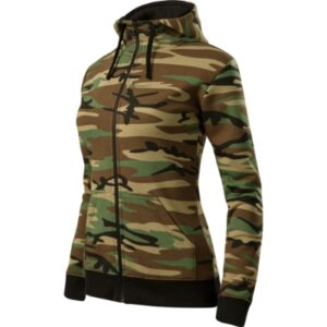 Camo Zipper Bluza damska M