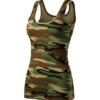 Camo Triumph Top damski XS
