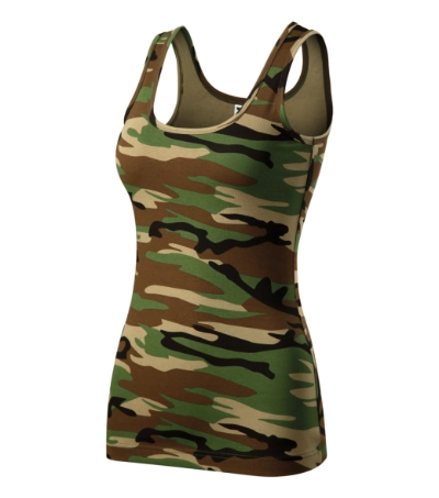 Camo Triumph Top damski XS