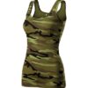 Camo Triumph Top damski XS