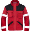 BRIXTON PRACTICAL BLUZA CZERWIEŃ ODBLASK R.XL