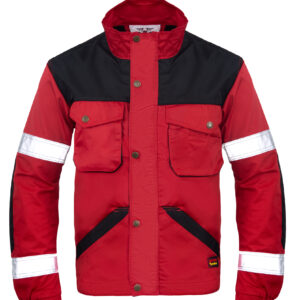 BRIXTON PRACTICAL BLUZA CZERWIEŃ ODBLASK R.2XL.
