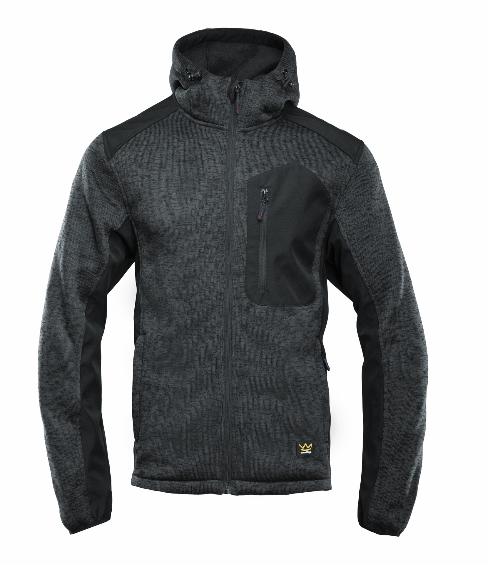 SEVEN KINGS SEVEN KINGS BLUZA ROZPINANA Z KAPTUREM QUARTZ R.M