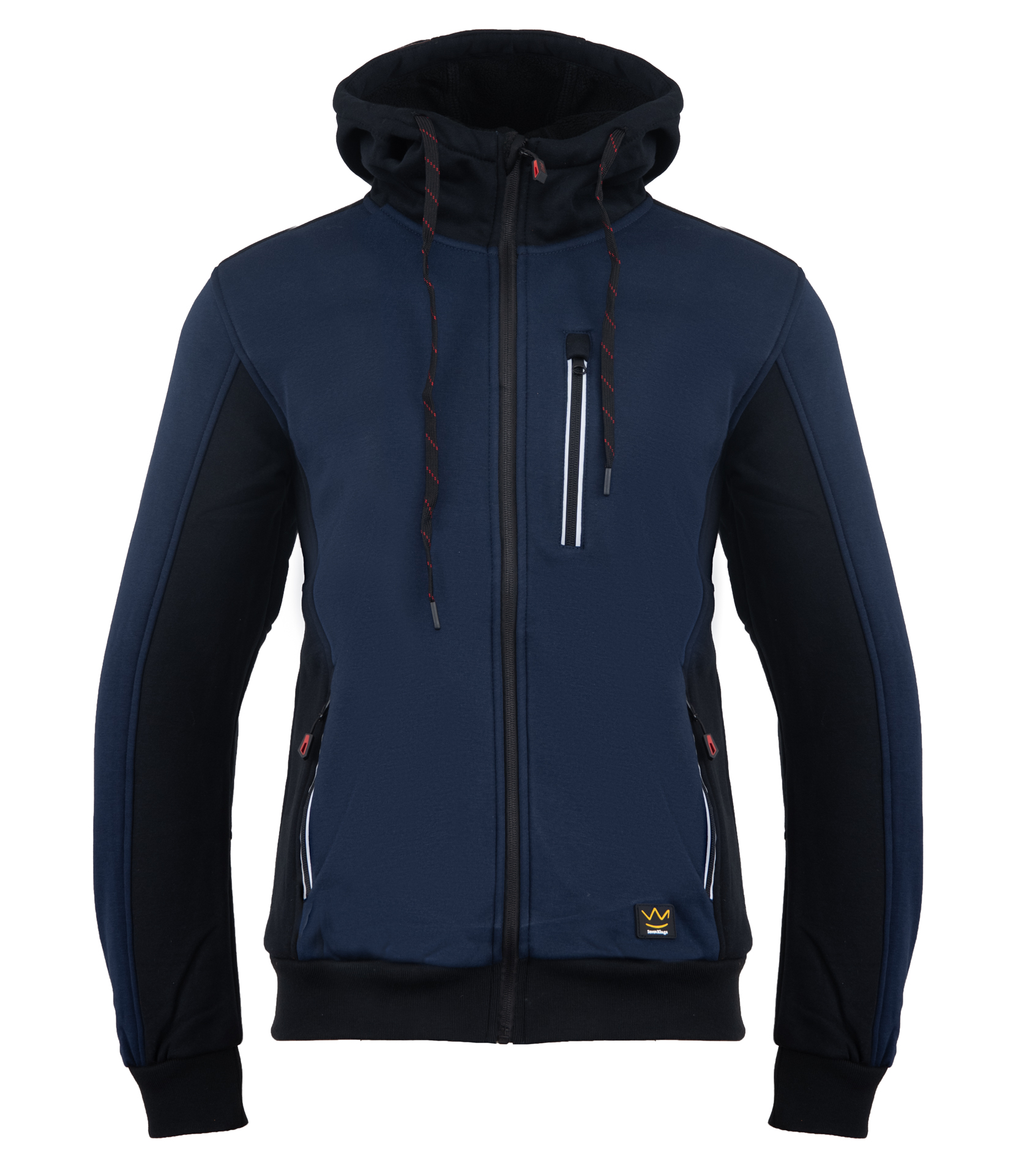 SEVEN KINGS SEVEN KINGS BLUZA DRESOWA Z KAPTUREM PRO GRANAT R.XL