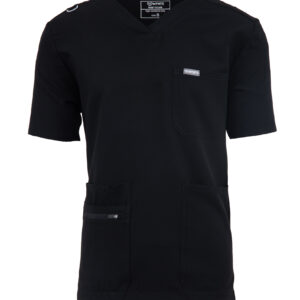MYNTS MYNTS V-Neck Pocket Genius - ScrubTop Men MMT003 Black R.M