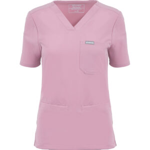 MYNTS MYNTS V-Neck Two Pockets – Scrub Top Women WMT002 Rose Water R.XL