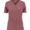 MYNTS MYNTS V-Neck Pocket Genius – Scrub Top Women WMT001 Terra Rose R.S