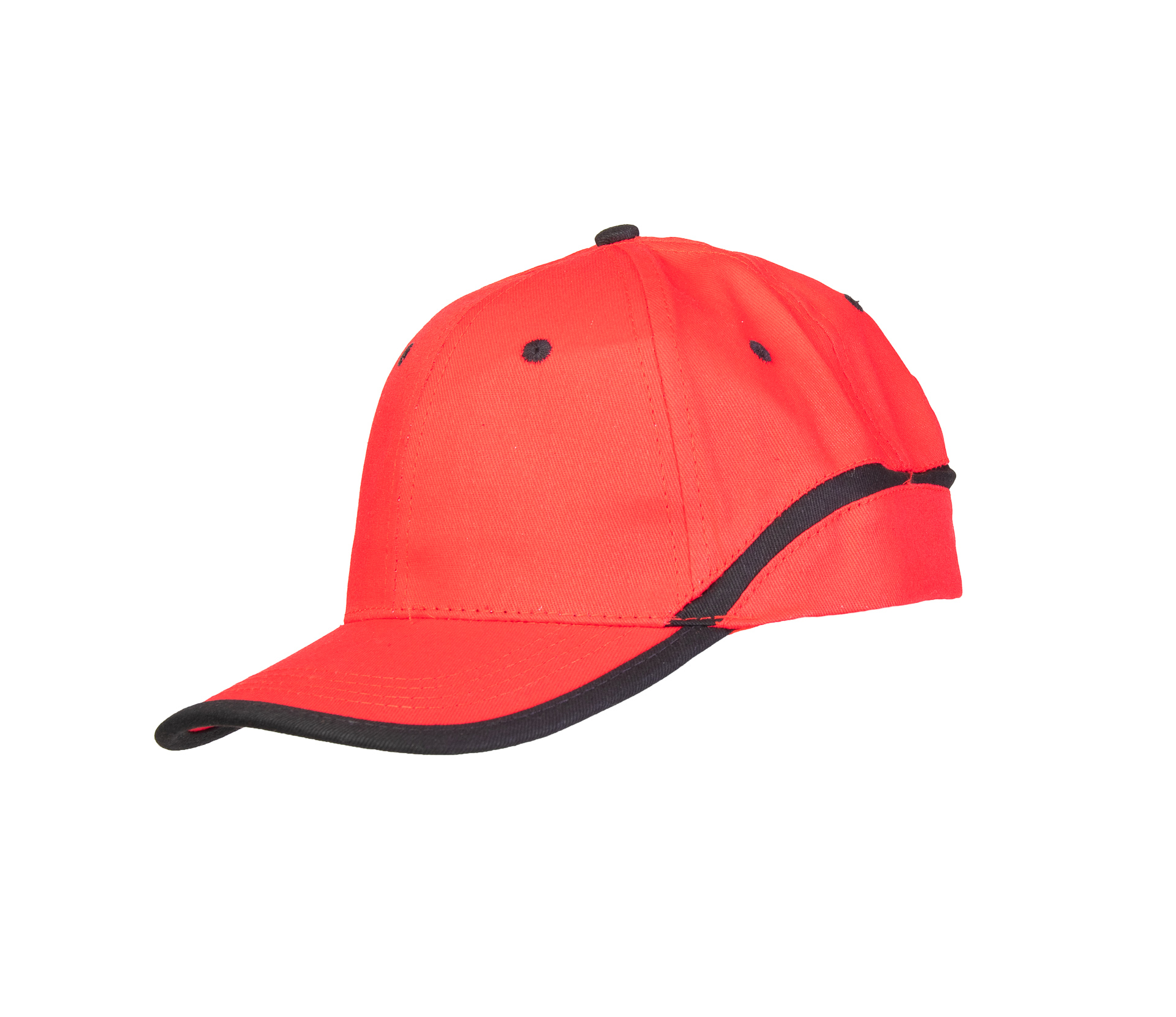 BASEBALL CZAPKA BASEBALL CZERWONO-CZARNA R._______a