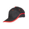 BASEBALL CZAPKA BASEBALL CZARNO-CZERWONA R._______a
