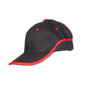 BASEBALL CZAPKA BASEBALL CZARNO-CZERWONA R._______a
