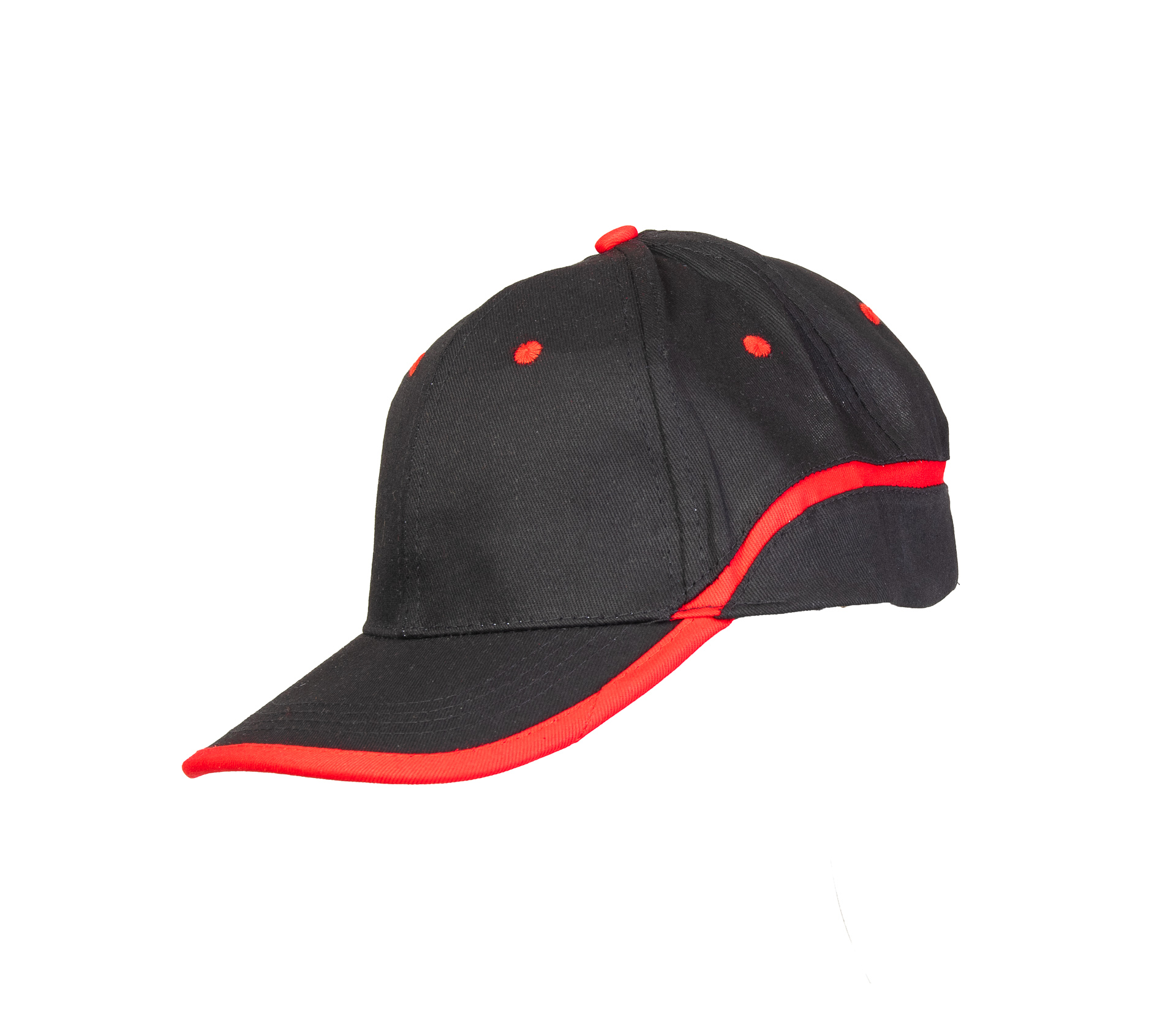 BASEBALL CZAPKA BASEBALL CZARNO-CZERWONA R._______a