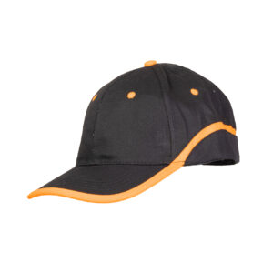 BASEBALL CZAPKA BASEBALL CZARNO-POMARAŃCZOWA R._______a