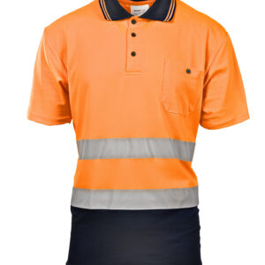 BRIXTON FLASH KOSZULKA POLO 50/50 POMARAŃCZ KAT. II BF012 R.S