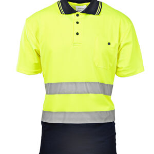 BRIXTON FLASH KOSZULKA POLO 50/50 ŻÓŁTY KAT. II BF012 R.XL