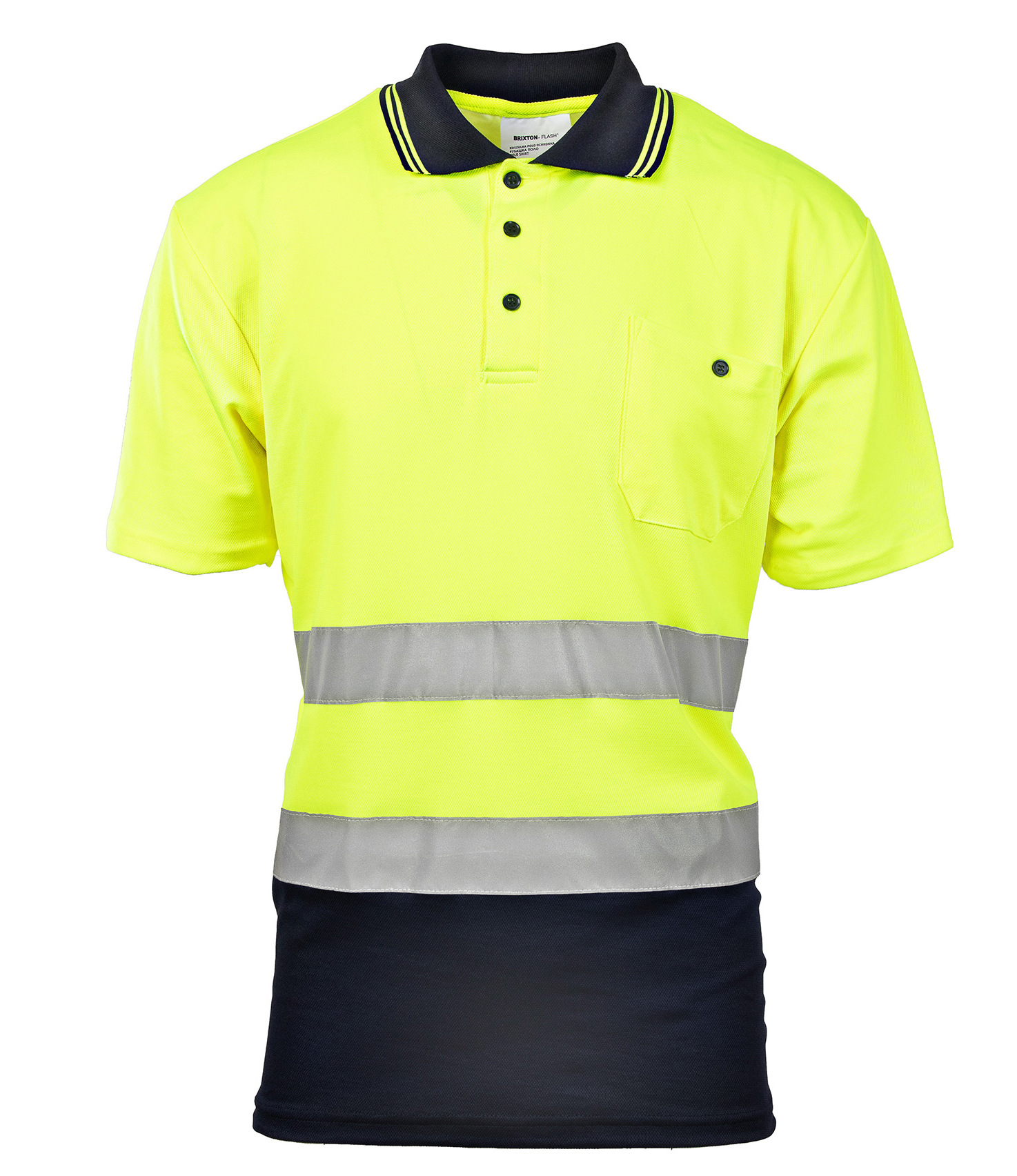 BRIXTON FLASH KOSZULKA POLO 50/50 ŻÓŁTY KAT. II BF012 R.M