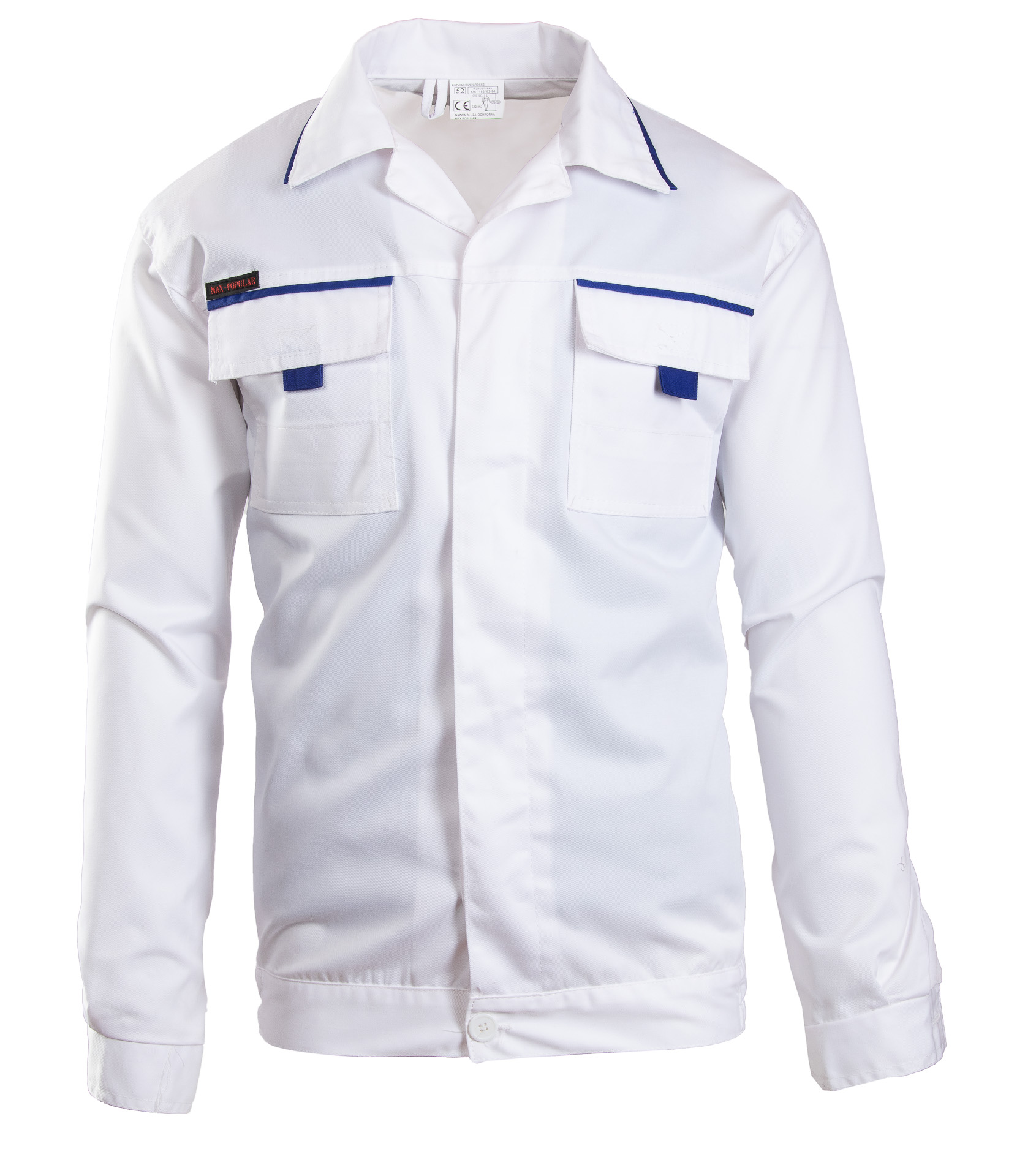 MAX-POPULAR BLUZA - BIAŁY R.46