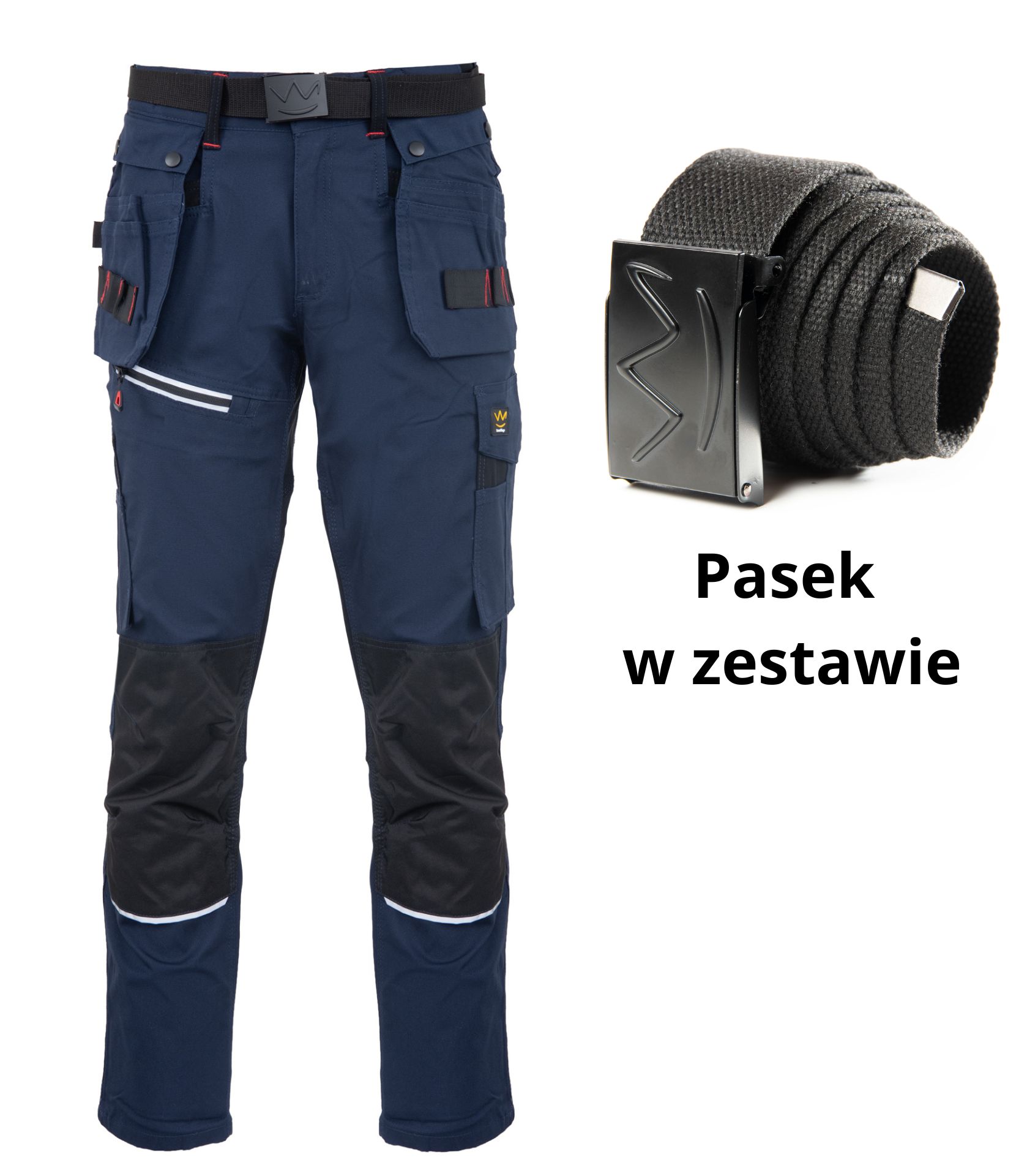 SEVEN KINGS SPODNIE DO PASA PRO GRANATOWE R.28