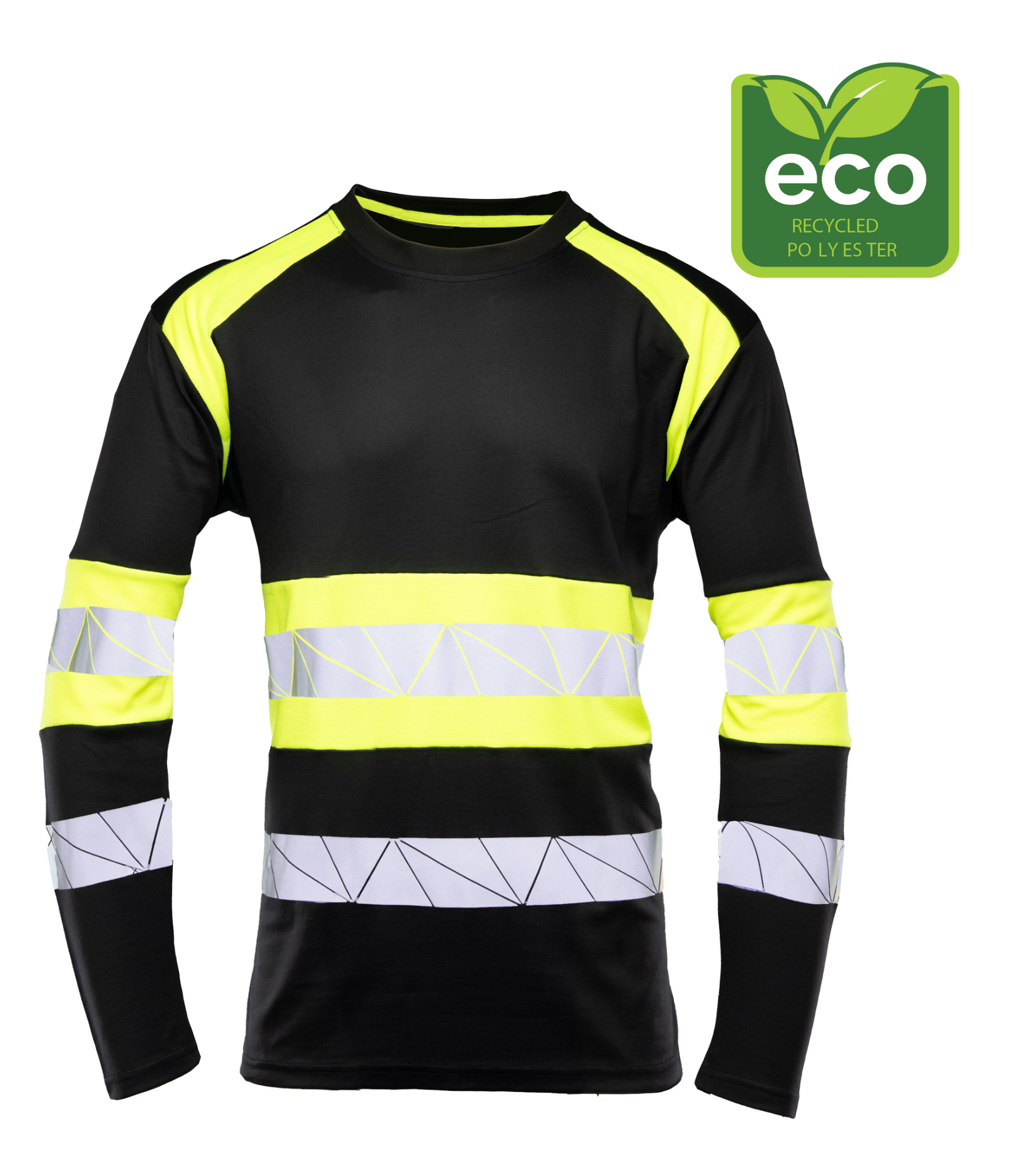 SEVEN KINGS ECO RIVAL KOSZULKA LONGSLEEVE CZARNY/ŻÓŁTY R.M
