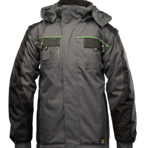 SEVEN_KINGS KURTKA ONYX POLIESTER-PCV R.S