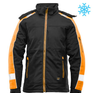 SEVEN_KINGS OCIEPLANY SOFTSHELL RIVAL POMARAŃCZOWY R.3XL.